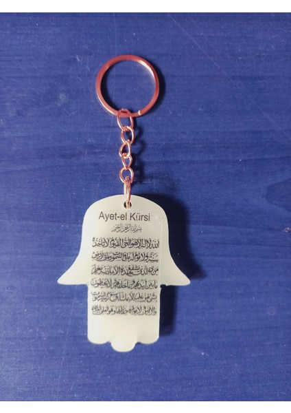Ayetel Kürsi Fatma Ana Eli Karanlıkta Parlayan Fosforlu Anahtarlık fırsatları