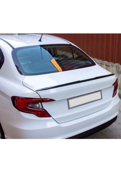 Fiat Egea Sedan Bagaj Üstü Spoiler Piano Black Enjeksiyon Baskı 2015-2022 modelleri