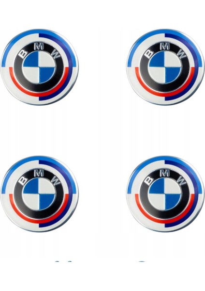Bmw 50. Yıl Jant Göbeği Seti 70MM 36136783536