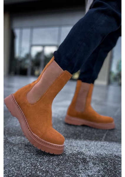 Solederva - Srt Alaska Süet Erkek Bot Taba - MN223 fiyatları