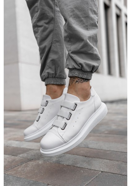 Solederva - Cbt Mirror Non Erkek Ayakkabı Beyaz - MN253