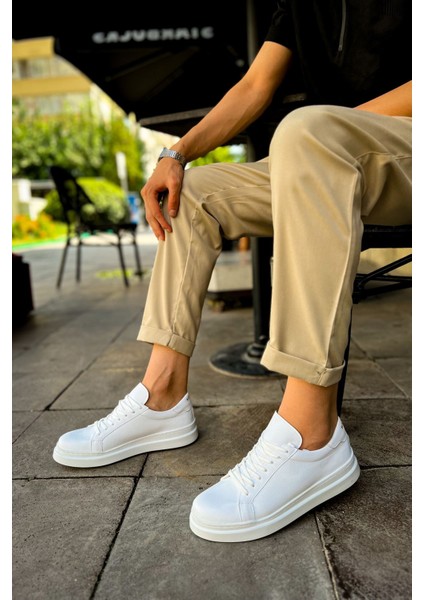 Solederva - Santoni Crt Spor Erkek Ayakkabı Beyaz - MN979 modelleri