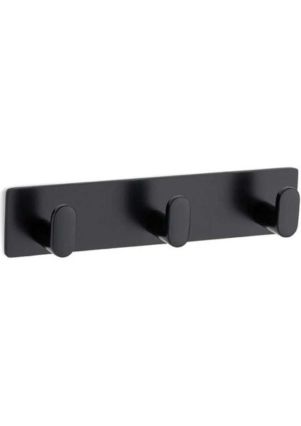 2327 Yapışkanlı Askı Siyah Renk 185MM (AS2327 0185 Al6-Al6)