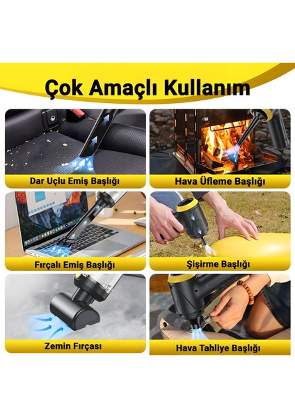 LT-145 12000PA Kablosuz El Süpürgesi, LED Işıklı, Hepa Filtreli, 4’ü 1 Arada Çok Fonksiyonlu fırsatları