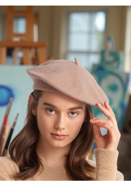 Füme Bayan Mevsimlik Yüksek Kalite Ressam Bere Çok Renkli Çeşit Modeller