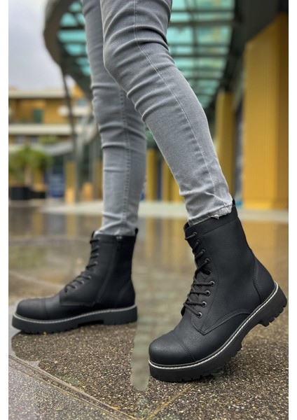 Solederva - Cst Military Erkek Bot Sıyah - MN009 modelleri