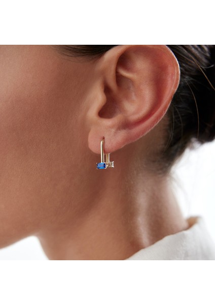 Blue & White Baget Küpe fiyatları