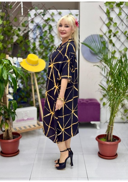 RM18116 Viskon Roma Elbise fiyatları