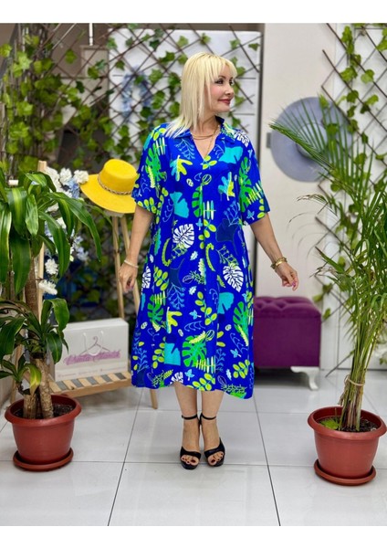 RM18110 Viskon Roma Elbise