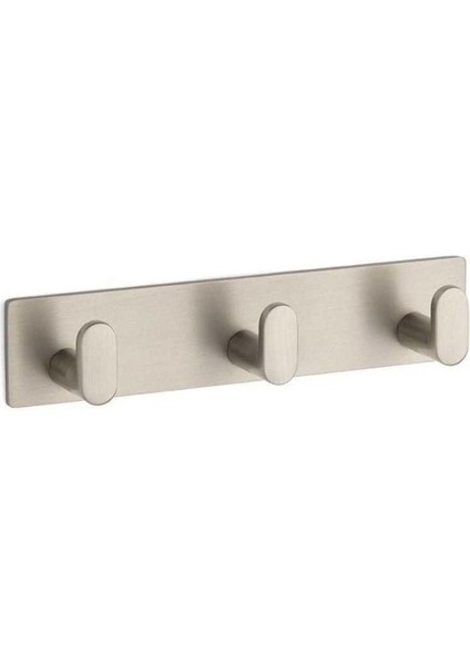 2327 Saten Renk 3lü Yapışkanlı Askı (AS2327 0185 Nb-Nbm)