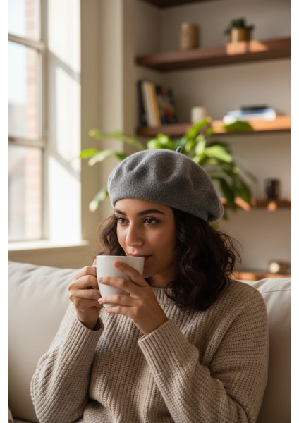 Füme Bayan Mevsimlik Yüksek Kalite Ressam Bere Çok Renkli Çeşit Modeller modelleri