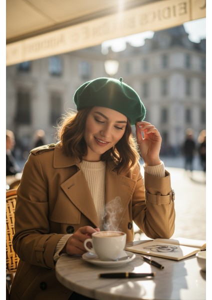 Füme Bayan Mevsimlik Yüksek Kalite Ressam Bere Çok Renkli Çeşit Modeller