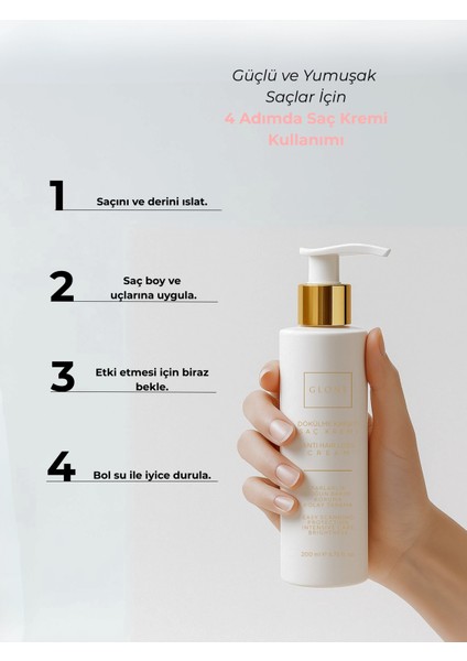 Dökülme Karşıtı Saç Kremi | 200 ml | Pantenol & E Vitamini | Kırılma ve Kopmalara Karşı fırsatları