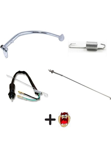 Cg Fren Pedalı Standart Model+Pedal Yayı+Fren Çubuğu+Müşür Seti(Hdiye Tzmnya Sticker)