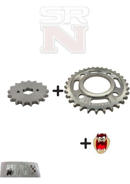 Cg Çita Ön 19 Arka 32 Tel Jant Uyumlu Dişli Takımı (Uzun Yol) +Tzmnya Stcker (Açıklamaokuyunuz)