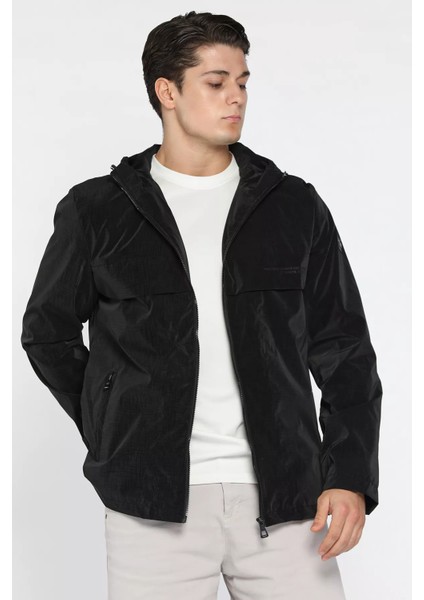 Erkek Kapüşonlu Astarlı Mevsimlik Mont P-00018040
