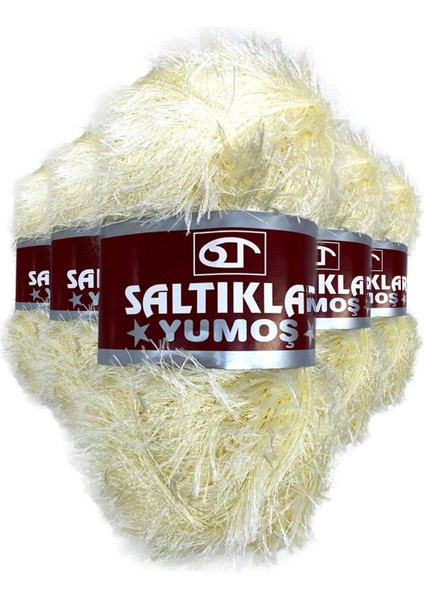 5 Adet Yumoş Sakallı El Örgü Ipi Yünü 65