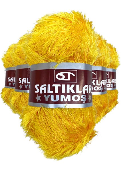 5 Adet Yumoş Sakallı El Örgü Ipi Yünü 75