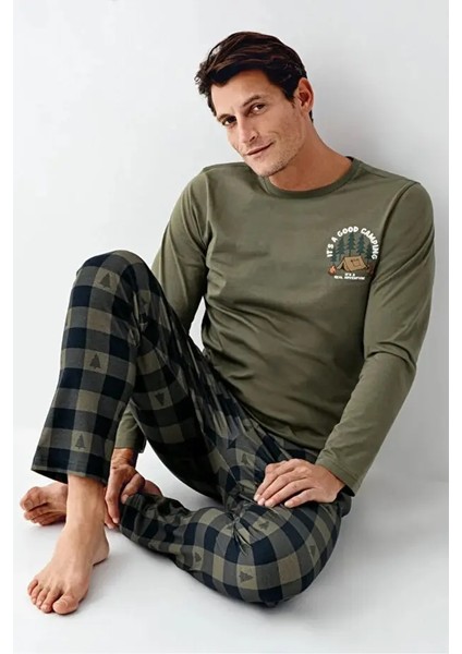 Uzun Kol Ekoseli Erkek Pijama Takım 3500 fırsatları