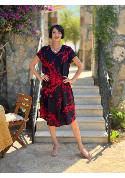 FT179001 Viskon Fethiye Elbise fiyatları