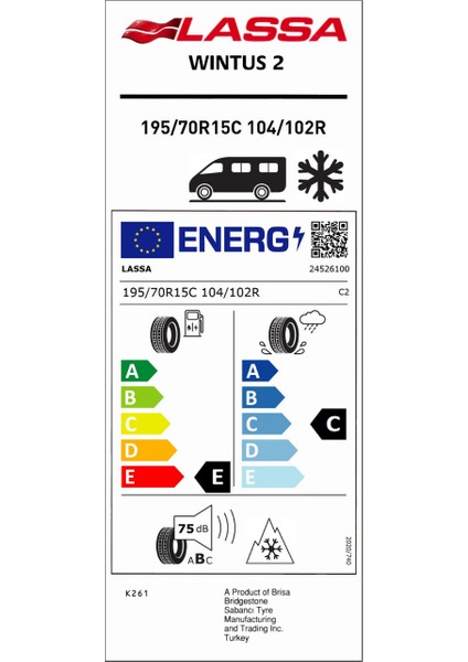 195/70 R15C 104/102R Wintus 2 Kış Lastiği (Üretim Yılı: 2025) fiyatları
