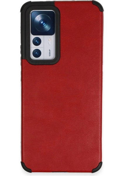 Xiaomi Mi 12T Kılıf Loop Deri Silikon - Kırmızı