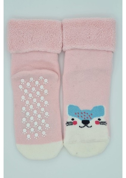 Kıpırık Baby3 Çift Havlu Pamuklu Kaydırmaz Taban Kışlık Kız Çocuk ve Bebek Soket Çorap fiyatları