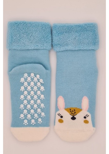 Kıpırık Baby3 Çift Havlu Pamuklu Kaydırmaz Taban Kışlık Kız Çocuk ve Bebek Soket Çorap fırsatları