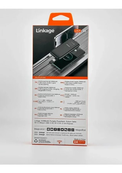 Linkage Lkp-55 10.000MAH 2xusb-C Girişli Usb-A Çıkışlı Taşınabilir Powerbank indirimleri