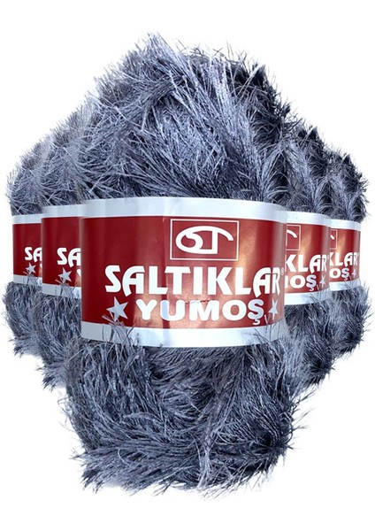 5 Adet Yumoş Sakallı El Örgü Ipi Yünü 36