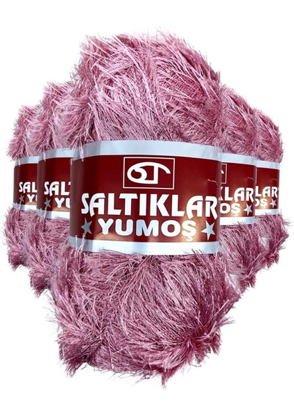 5 Adet Yumoş Sakallı El Örgü Ipi Yünü 28