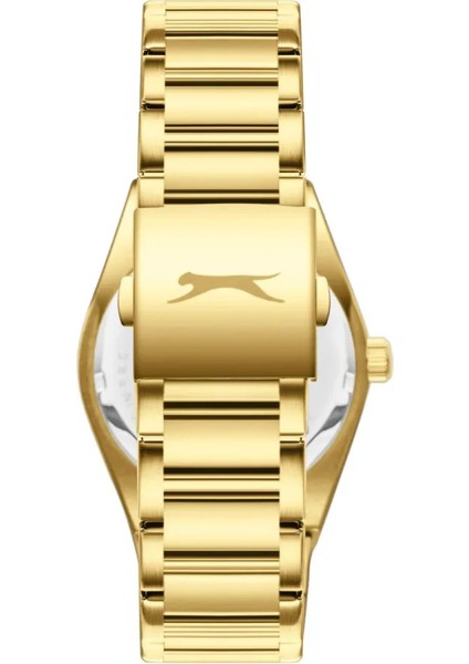 SL.09.2555.2.05 Erkek Kol Saati | 41 mm Altın Sarı Oval Kasa, Tarih-Gün Göstergeli, Paslanmaz Çelik fiyatları