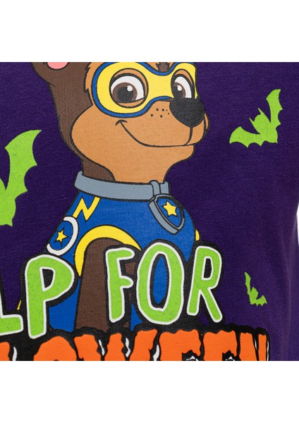 paw Patrol Kız Çocuk Legendary Halloween Mor Tişört fırsatları