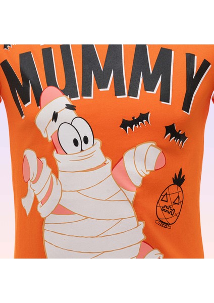 Patrick Yıldız Legendary Halloween Kadın Turuncu Tişört modelleri