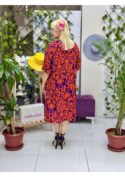 RM18136 Viskon Roma Elbise modelleri