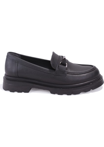 DZA07-90834 Siyah Günlük Loafer Kadın Ayakkabı fiyatları