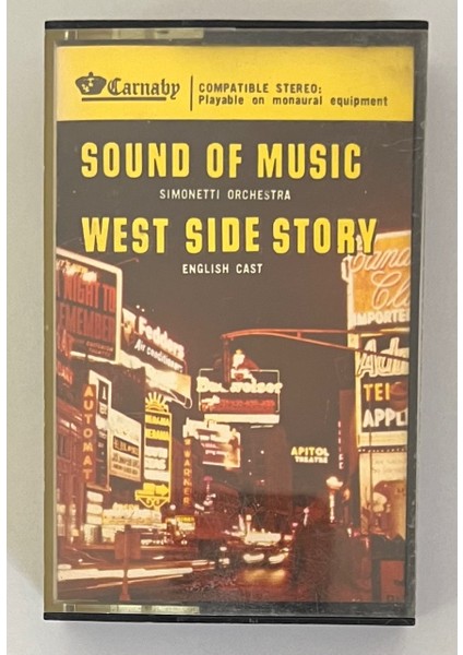 Sound Of Music West Side Story Kaset (Orijnal Dönem Baskı Kaset)