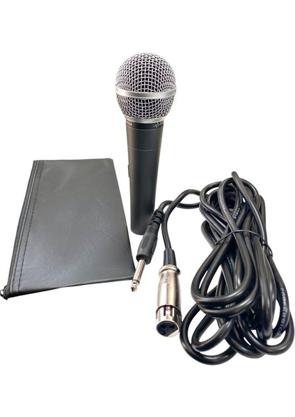 S-Line Audio Sm-58 Kablolu El Tipi Mikrofon 5metre Kablolu