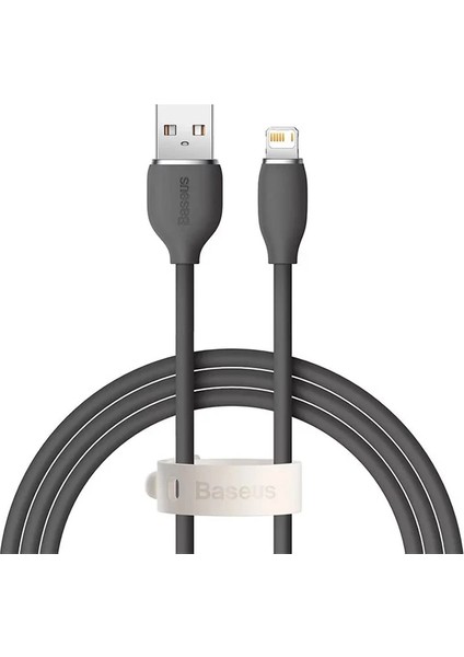 Baseus Jelly Liquid USB To iPhone Lightning 2.4A Hızlı Şarj Kablosu 1.2M-(5775)