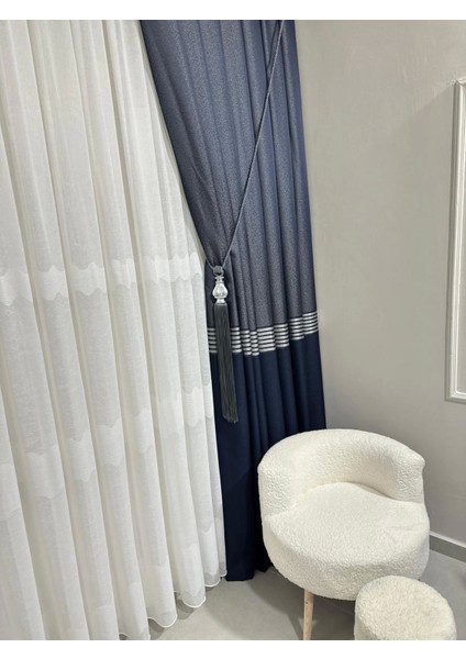 Nivemeshome Keten Mira W011908.801 1/2,5 Sık Pileli Tül Perde Apm modelleri