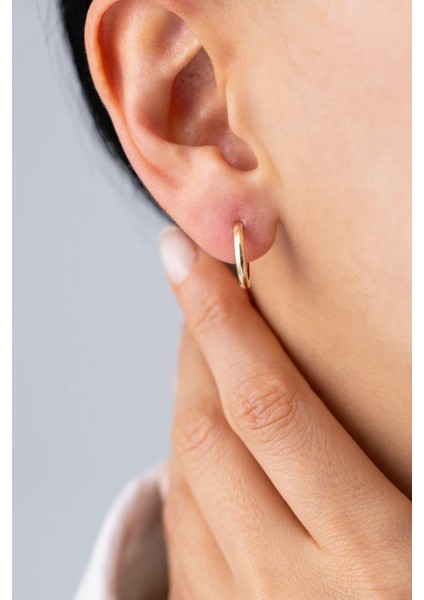 Luna Halka 14 Ayar Altın Küpe fiyatları