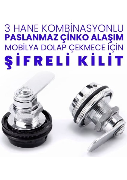 Paslanmaz Çinko Alaşım Anahtarsız Şifreli Mobilya Dolap Çekmece Kilidi indirimleri