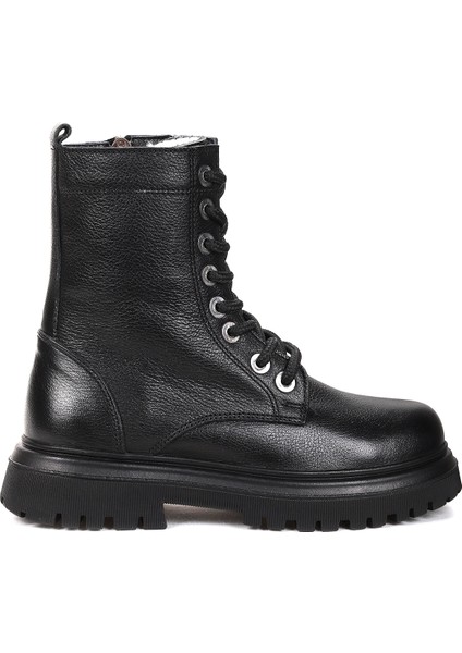 Tife %100 Deri Fermuarlı Kız Çocuk Bot Ayakkabı modelleri