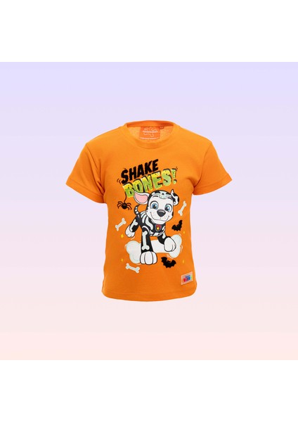 paw Patrol Erkek Çocuk Legendary Halloween Turuncu Tişört