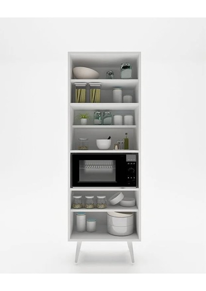 Lavin Çok Amaçlı Mutfak | Banyo - Kiler ve Fırın Dolabı | 4 Kapaklı Dolap | Mikrodalga Fırın Dolabı modelleri