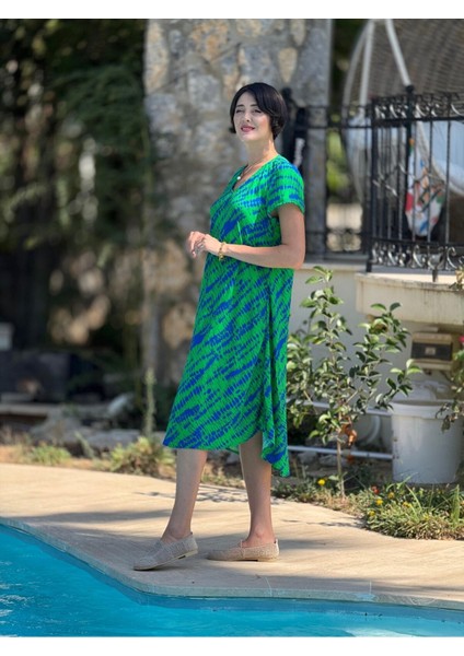 FT179033 Viskon Fethiye Elbise