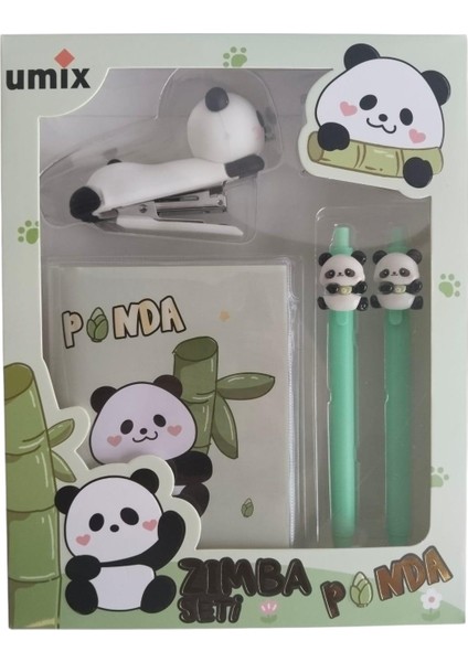 Panda Kırtasiye Zımba Seti