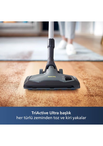 899 W, Powercyclone 10, Süper Turbo Fırça, Marathon Ultimate XB9155/07 899 W Toz Torbasız Süpürge fırsatları