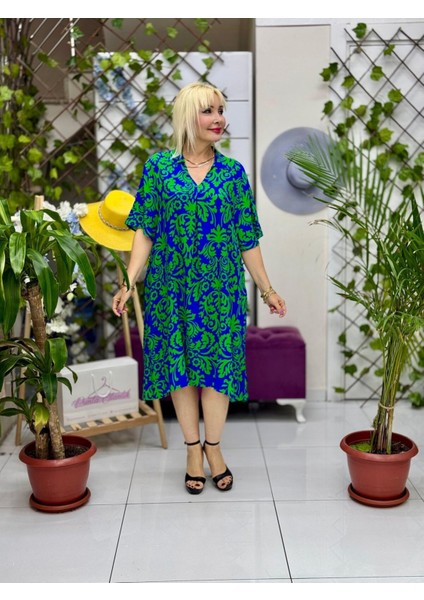 RM18130 Viskon Roma Elbise