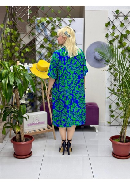 RM18130 Viskon Roma Elbise fiyatları